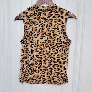 Olivia Rae Animal Print Tank Top